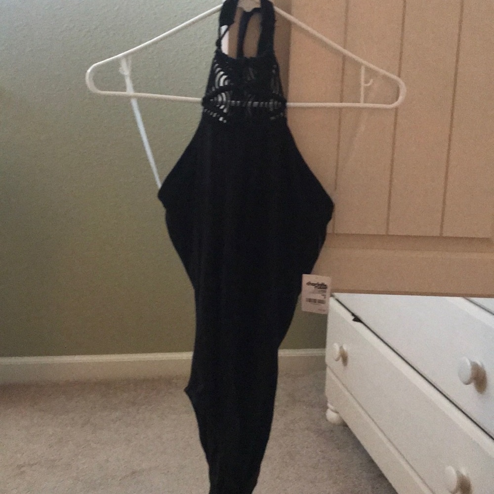 Charlotte Russe Black bodysuit Small